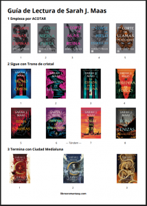 Guía de lectura Sarah J. Maas